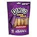 Dingo Porkie Rolls 15 Count, Pork Hide Chews for Dogs, Made with Real Chicken