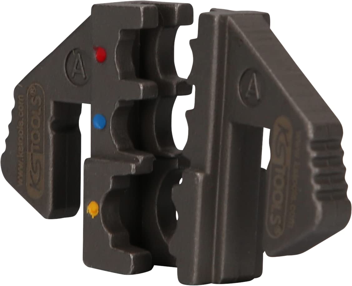 SK Hand Tool KS TOOLS Pair of Crimp Inserts for Insulated Cable lugs, Ø 0.5-6 mm, clear