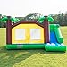 Costzon Inflatable Bounce House, Kids Water Slide with Climbing Wall, Jumping Area, Plash Pool, Including Oxford Carry Bag, Repairing Kit, Stakes, Hose