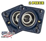 UCF204-12 Pillow Block Flange Bearing 3/4" Bore 4 Bolt Solid Base (2PCS)