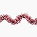 iPEGTOP 26.2ft Christmas Tinsel Garland, Classic Thick Colorful Reflections Shiny Sparkly Soft Party Hanging Tinsel Ornaments Ceiling Christmas Tree Decorations, 4 inch Wide - Red