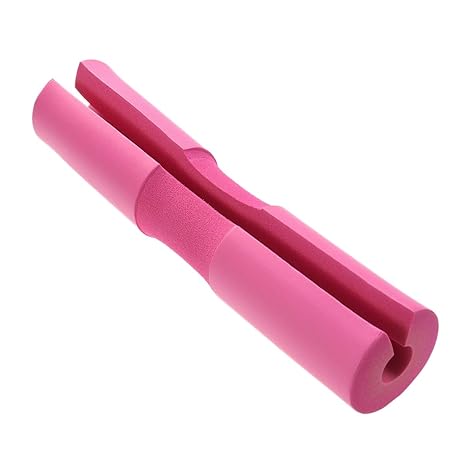 pink barbell pad