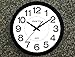 Wall Clock, Linear Co. Large Black and White Silent Wall Clock Non-ticking 12