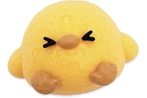 Handmade Chick Taba Squishy Toy - Cute Chicken Silicone Animal Fidget Sensory Toy, Ultra-Soft and Sticky Stress Relief Squeez