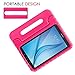 Color Our Life Samsung Galaxy Tab E 9.6 Kiddie Case-Shock Proof Light Weight Convertible Handle Stand Cover for Samsung Galaxy Tab E 9.6 Inch Tablet, Rose
