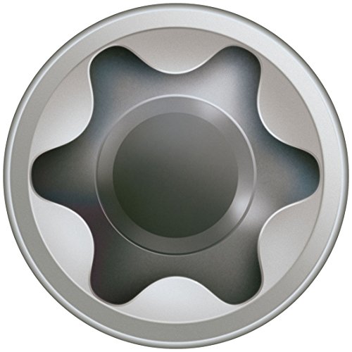 SPAX Terrassenschraube aus Edelstahl rostfrei A2, 5,0 x 50 mm, 200 Stück, T-STAR plus, Zylinderkopf, Fxiergewinde, CUT… – Bild 3