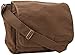 ARMYU Brown Original Heavyweight Cotton Canvas Classic Heavyweight Military Messenger Bag + Streamer