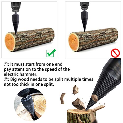 Sechskantschaft Holzspalter Brennholzbohrer Holzspalter Bohrer Brennholzbohrer Holzspalter Sechskantschaft Schraube… – Bild 6