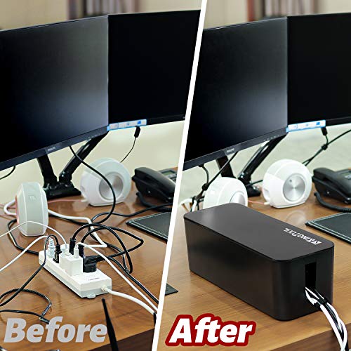 KingTool 17 Pc. Cord Organizer Set, Baby Proof Surge Protector Box with