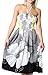 Alki'i One-Size-fits-All Tube Dress/Coverup - Black Floral Print