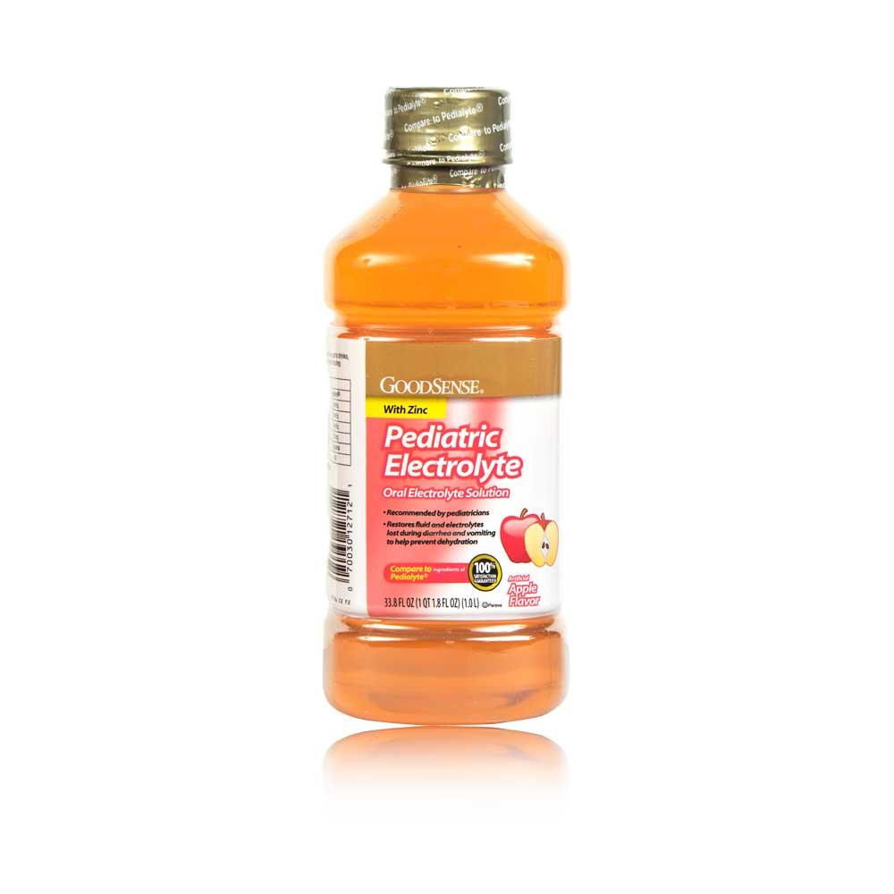 GoodSense Pedia Electrolyte Liquid, Apple, 33.8 Fluid Ounce