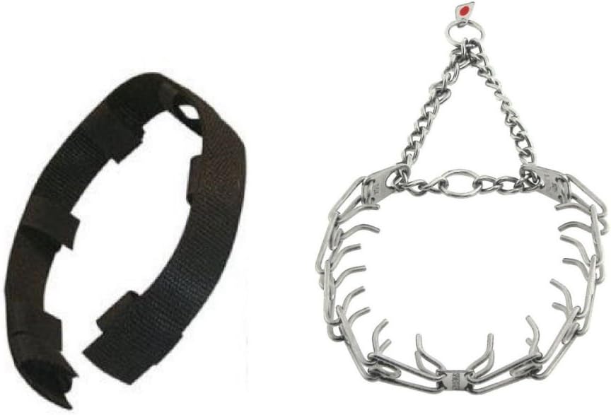 Prong Collar Cover and Herm Sprenger Stainless Steel 3.25mm Prong Collar Large Amazon.ca Pet