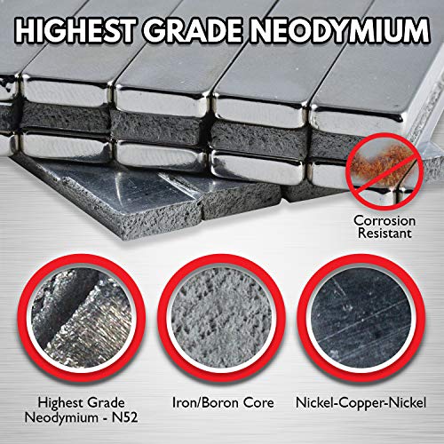 2 Neodymium+N52+Bar+Magnets+Pack