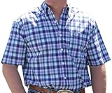 Cinch Men's Athletic Plaid Short Sleeve