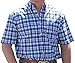 Cinch Men's Athletic Plaid Short Sleeve