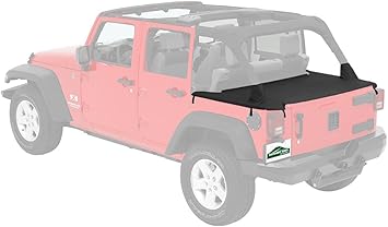 Amazon Com Pavement Ends By Bestop 41829 35 Black Diamond Cargo Cover For 2007 2018 Jeep Wrangler Jk Unlimited Automotive