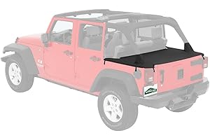 Pavement Ends by Bestop 41829-35 Black Diamond Cargo Cover for 2007-2018 Jeep Wrangler JK Unlimited