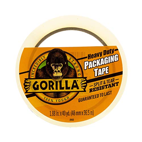 Gorilla Heavy Duty Large Core Packing Tape for Moving, Shipping and Storage, 1.88