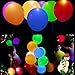 Kadron LED Light Up Balloons Blinking Party Balloons– Fill able with Helium, Air-for Birthday,Wedding,and all Parties--27pcs+20m Ribbons Free