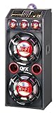 QFX SBX-412207BTRD Bluetooth Speaker with Built-in Amplifier
