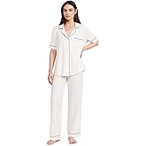 Eberjey Gisele Short Sleeve Pant PJ Set