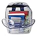 Clear Backpack Heavy Duty Transparent Bookbag for Kids, Boys, Girls, School, Travel, Stadium Approved (Blue)