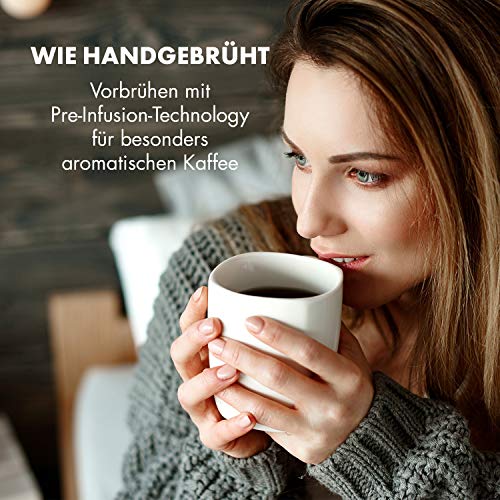 Klarstein GrandeGusto Kaffeemaschine mit Kaffeekanne - Filter-Kaffeemaschine, Kaffeeautomat, 1690 Watt, 1,3 Liter Tank… – Bild 4
