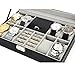 SILYHEART Watch Box Organizer Black Pu Leather Jewelry Display Case Storage Tray for Women & Men