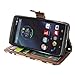 Motorola Droid Turbo / XT1254 Case - Cellularvilla Pu Leather Wallet Card Flip Open Pocket Case Cover Pouch For Motorola Droid Turbo / XT1254 (Brown Leopard)