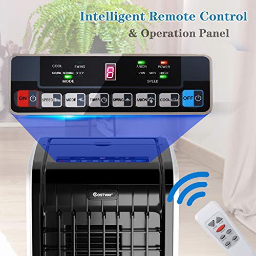 5 COSTWAY+Evaporative+Humidifier+Portable+Bladeless