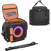 OCXLLEATLY Speaker Travel Tote Bag Compatible with JBL Partybox Encore Essential/Essential 2, Carrying Case with Side Pockets For Portable Speaker and Accessories