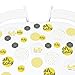 Big Dot of Happiness Hello Little One - Yellow and Gray - Neutral Baby Shower Giant Circle Confetti - Party Decorations - Large Confetti - 27 Count