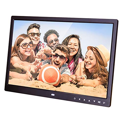 Digital Photo Frames, Inkach 15-Inch High-Definition Widescreen Electronic Digital Picture Frames with Motion Sensor Touch Button (Black)