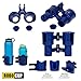 ROBOCUP, (Navy), Patented Boat Cup Holder, Clamp on Portable Storage Caddy Securely Holds 2 Drinks, Fishing Poles, Tools, Marine Gear | Perfect for Boating, Beach Umbrellas, Golf Carts