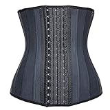 FOMANSH Latex Waist Trainer Slimming Cincher Underbust Corsets Training Tummy Control Body Shaper
