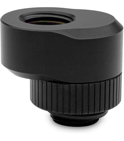 EKWB EK-Quantum Torque 0.551 in Rotary Macho a Hembra Extender Fitting, titanio satinado - Yaxa