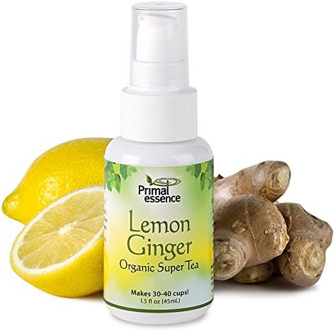 PRIMAL ESSENCE LIQUID TEA LEMON GINGER OG, 1.5 OZ