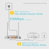 TP-Link TD-W9960 300 Mbps VDSL/ADSL Modem Router 2 Antennas 4 LAN view 6