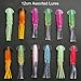 Assorted Squids Glow in Dark Luminous Bulb Squid Skirts Soft Lures Bait Fishing Tackle Trolling Octopus Lures Hoochies