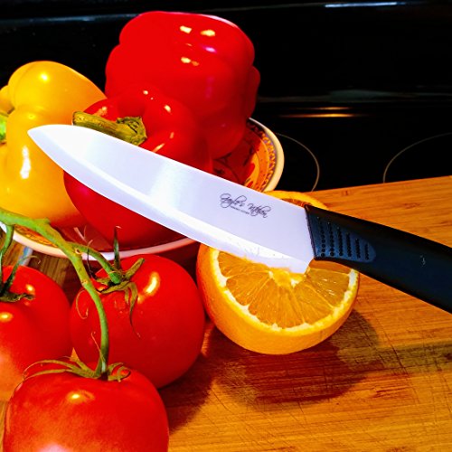 5 Piece Black Ceramic Knife Set Kitchen Knife Set Black Handles