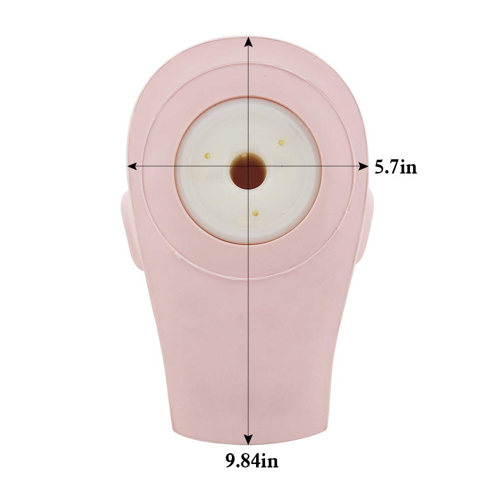 LASHVIEW Eyelash Mannequin head, Rubber Practice Makeup Head, Mannequin Head, Training Head Manikin, Cosmetology Flat Mannequin Head, Make Doll Head, Eyelashes Makeup Mannequin Head : Beauty