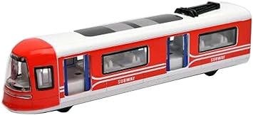 Black Temptation Metro Tren de Juguete Modelo de Trenes de Juguete Simulación Locomotora Rojo: Amazon.es: Juguetes y juegos