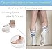 Insoles Silicone High Increase Shoe,Height Increase wear a Stocking Height Invisible,Can be Pruned(1-Pair) (White)