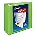 Avery Heavy-Duty View 3 Ring Binder, 4 Inch One Touch EZD Rings, 4.5 Inch Spine, 1 Chartreuse Binder (79812)