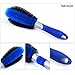 Petutu [2-Pack] Wheel Brush Hub Brush for Car, Short Handle Tire Cleaning Brush