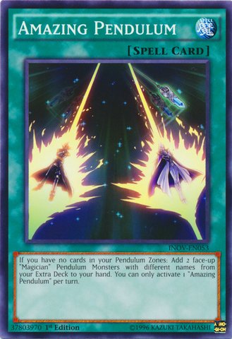 Yu-Gi-Oh! - Amazing Pendulum (INOV-EN053) - Invasion: Vengeance - 1st Edition - Common