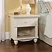 Sauder Harbor View Night Stand, Antiqued White finish