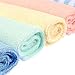 Arshiner Baby Wash Handkerchief Multicolor Feeding Wipe Cloth Baby Towel, 8 Count