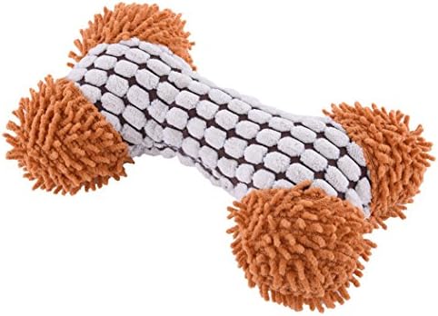 Bone Shaped Pet Dog Puppy Toys Soft Interactive Chew Toys Teeth Cleaning