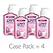 PURELL Advanced Hand Sanitizer Gel, Spring Bloom Fragrance, 8 fl oz Sanitizer Counter Top Pump Bottles (Pack of 4) - 3014-06-EC